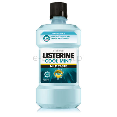 Listerine Płyn Do Płukania Jamy Ustnej Cool Mint Łagodny Smak 250Ml