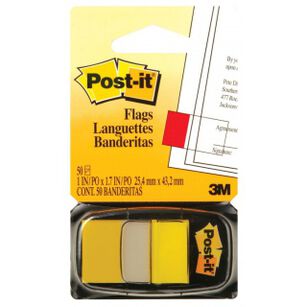 Zakładki Indeksujące Post-It (680-5), Pp, 25,4X43,2Mm, 50 Kart., Żółte