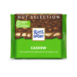 Ritter Sport Czekolada Mleczna z orzechami nerkowca 100g