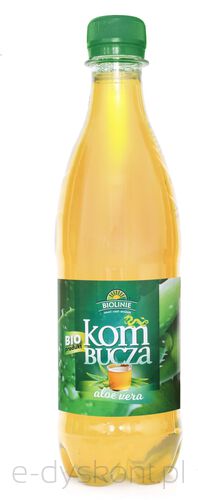 Kombucha Herbata Zielona Z Aloe Vera Bio 500 Ml - Bio Linie [BIO]