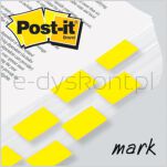 Post-It Zakładki Indeksujące (680-Y2Eu), Pp, 25,4X43,2Mm, 2X50 Kart., Żółte - 3