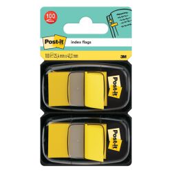 Post-It Zakładki Indeksujące (680-Y2Eu), Pp, 25,4X43,2Mm, 2X50 Kart., Żółte