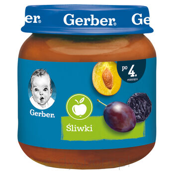 Gerber Śliwki Po 4 Miesiącu 125 G