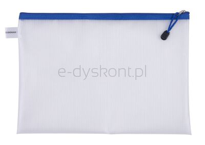 Donau Torebka Zipper Bag, A4, 343x246 mm, EVA, z suwakiem, niebieska