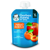 Gerber DeSerekW Tubce Jabłko Morela Po 6 Miesiącu 80G