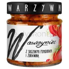 Wawrzyniec Pasta Warzywna Z Suszonymi Pomidorami I Żurawiną 180G