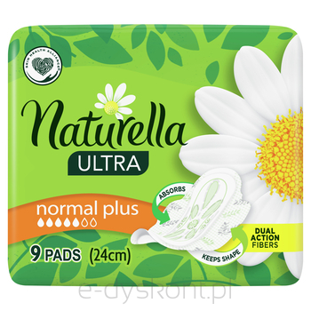 Naturella Podpaski Ze Skrzydełkami Ultra Normal Plus Zapachowe  9 Sztuk