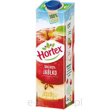 Hortex Sok Jabłkowy 100% Karton 1L