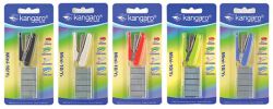 Kangaro Zszywacz Mini-10/Y2+zszywki, zszywa do 10 kartek, blister, mix kolorów