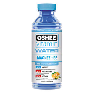 Oshee Vitamin Water Magnez + B6 Zero 555Ml