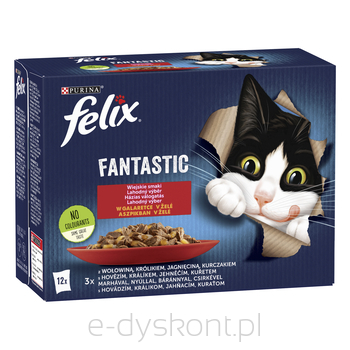 Felix Fantastic Mięso 12X85G = 1,02 Kg