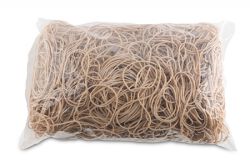Office Products Gumki Recepturki średnica 60mm, 1,5x1,5mm, 60% kauczuku, 1000g, zgrzewka, naturalne
