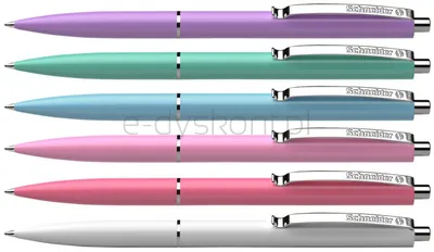 Schneider Długopis Automatyczny K15, M, 1 Szt., Mix Kolorów Pastelowych