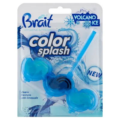 Brait Kostka Do Wc Barwiąca Wodę Volcano Ice 2-Fazowa 45G