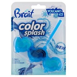 Brait Kostka Do Wc Barwiąca Wodę Volcano Ice 2-Fazowa 45G