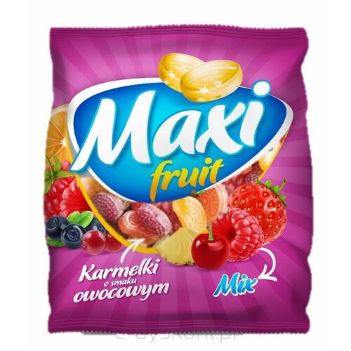 Karwit Karmelki Twarde Owocowe 80G