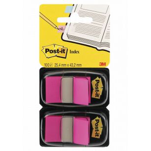 Zakładki Indeksujące Post-It (680-Bp2Eu), Pp, 25,4X43,2Mm, 2X50 Kart., Jaskraworóżowe