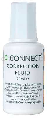 Q-Connect Korektor W Płynie Z Pędzelkiem, 20Ml 