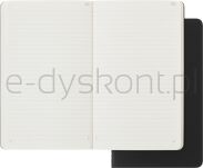 Zestaw 2 zeszytów Moleskine Smart Cahier, L, 13x21cm, w linie, czarny - 2