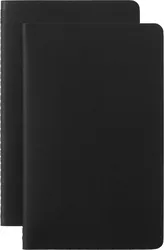 Zestaw 2 zeszytów MOLESKINE Smart Cahier, L, 13x21cm, w linie, czarny