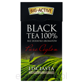 Big Active Herbata Czarna Liściasta Pure Ceylon 100G