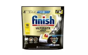 Finish Kapsułki do zmywarki Ultimate Plus lemon 18 szt.