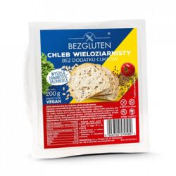 Bezgluten Chleb wieloziarnisty bez dodatku cukrów 200g