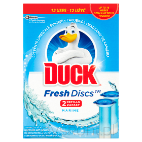 Duck Podwójny Zapas Do Toalety Fresh Discs O Zapachu Morskim 2X36Ml