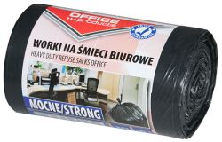 Office Products Worki na śmieci biurowe mocne (LDPE), 35l, 50szt., czarne