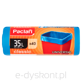 Paclan Classic Worki Na Śmieci 35L 40 Szt.