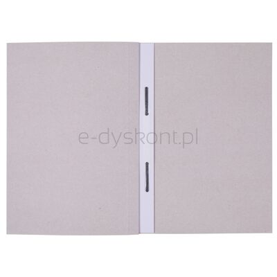 Skoroszyt OFFICE PRODUCTS Budget, karton, z oczkiem, nadruk, 1/1, A4, 250gsm, biały