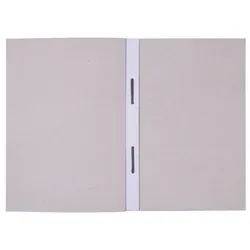 Skoroszyt OFFICE PRODUCTS Budget, karton, z oczkiem, nadruk, 1/1, A4, 250gsm, biały