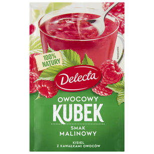 Delecta Owocowy Kubek Natura Kisiel Smak Malinowy 30G 