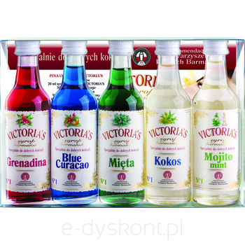 Victoria'S Syrop Barmański Do Drinków  5X50 Ml