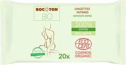 Chusteczki do higieny intymnej 20szt BIO