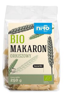 Makaron (Orkiszowy) Łazanki Bio 250 G - Niro [BIO]