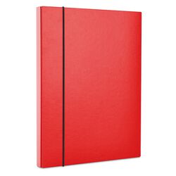 Office Products Teczka-pudełko z gumką PP, A4/40, czerwona