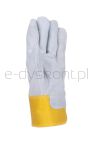 Rękawice robocze Donau SAFETY DS-DOKBASIC, doker, dwoina bydlęca, rozm. 10,5/XL, szaro-żółte - 3