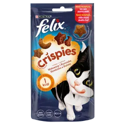 Felix Crispies Przekąski O Smaku Wołowiny I Kurczaka 45G