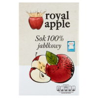 Royal Apple Sok Jabłkowy 100% Tłoczony 3L 