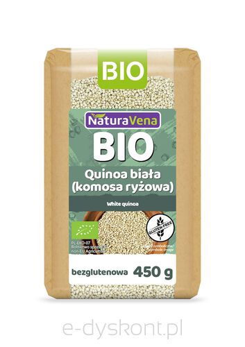 Quinoa Biała (Komosa Ryżowa) Bezglutenowa Bio 450 G - Naturavena [BIO]