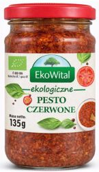 Ekowital Pesto czerwone z suSzamponych pomidorów BIO 135 g
