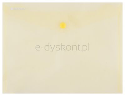 Donau Teczka kopertowa zatrzask, PP, C5, 180mikr., żółta 