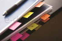 Zakładki indeksujące Post-it® (680-P5), zestaw promocyjny, 25,4x43,2mm, 3x50+ 2x50 GRATIS, mix kolorów - 5