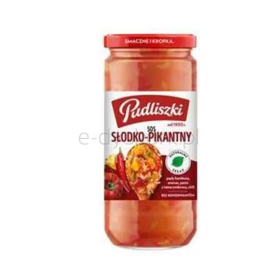 Pudliszki Sos słodko-pikantny 480g