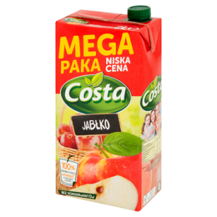 Costa Napój Jabłko 2 L