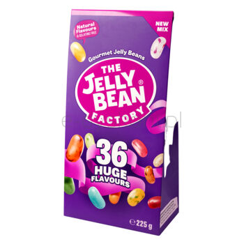 The Jelly Bean Factory Cukierki o smaku owocowym 36 smaków, mix 225 g