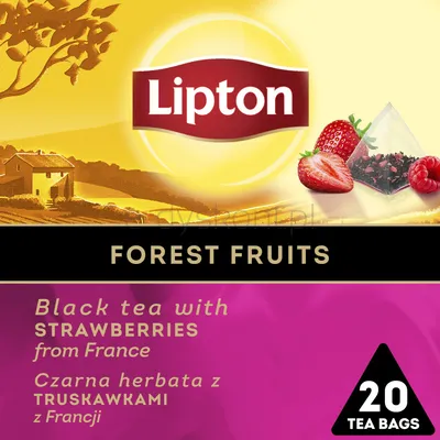 Lipton Herbata Piramidki Forest Fruit 20 Torebek X 1,7G