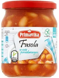 Primavika Fasola W Sosie Pomidorowym 440 G