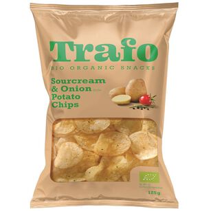 Chipsy Ziemniaczane O Smaku Śmietankowo - Cebulowym Bio 125 G - Trafo [BIO]